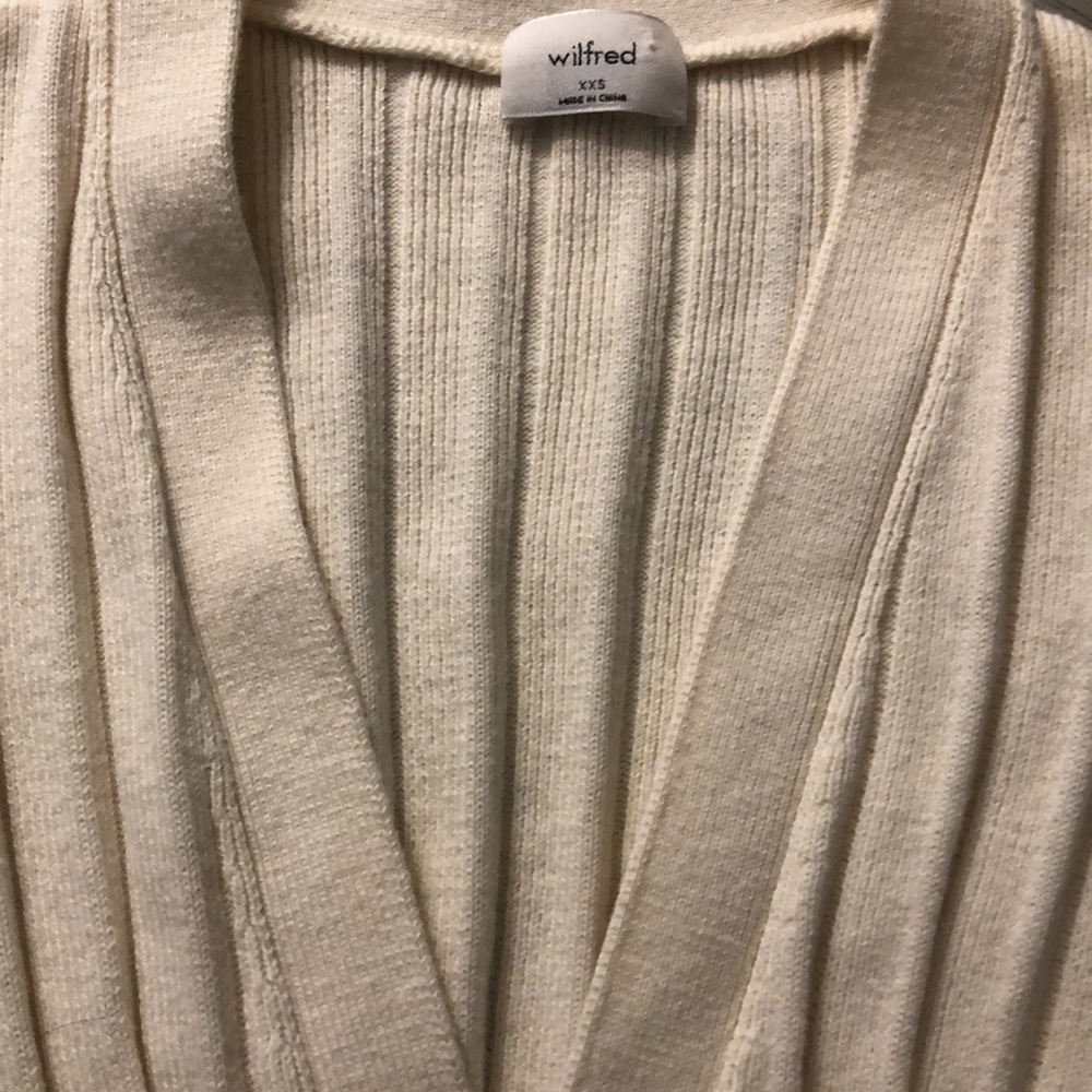 Wilfred New Plunge Front Cardigan Size XXS - Picture 4 of 7